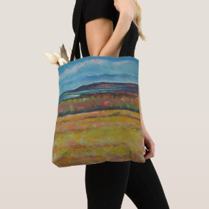 Pintura de dunas de areia e praia   Tote Bag