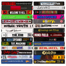 Pintura de fitas VHS Clássicas do Skate