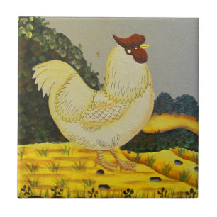 Pintura de Frango ao Estilo Antigo
