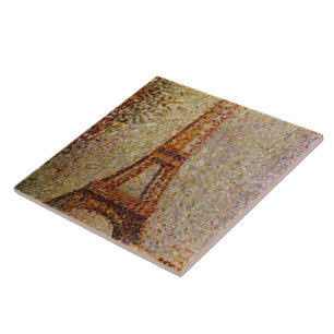 Pintura de Georges Seurat: A torre Eiffel (1889)