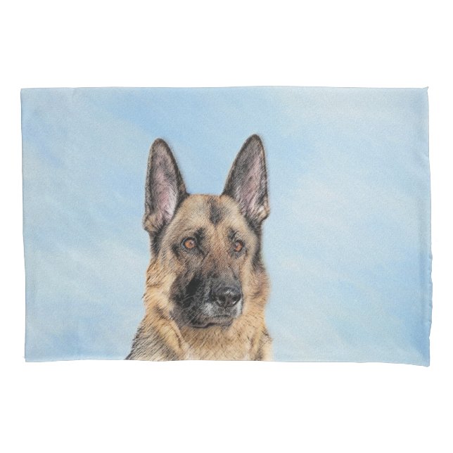 Pintura de german shepherd - Arte de Cachorro Orig (Frente)