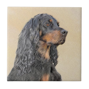 Pintura de Gordon Setter - Arte de Cachorro Origin