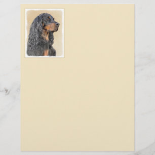 Pintura de Gordon Setter - Arte de Cachorro Origin