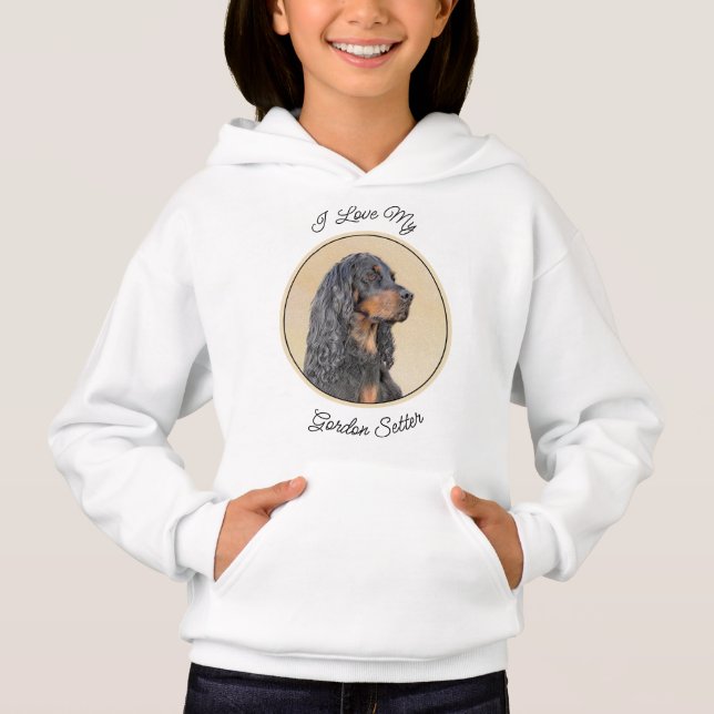 Pintura de Gordon Setter - Arte de Cachorro Origin (Frente)