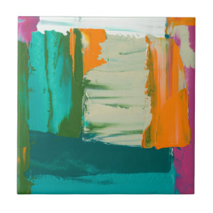 Pintura de impressão de expressão livre multicol