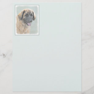 Pintura de Leonberger - Arte de Cachorro Original