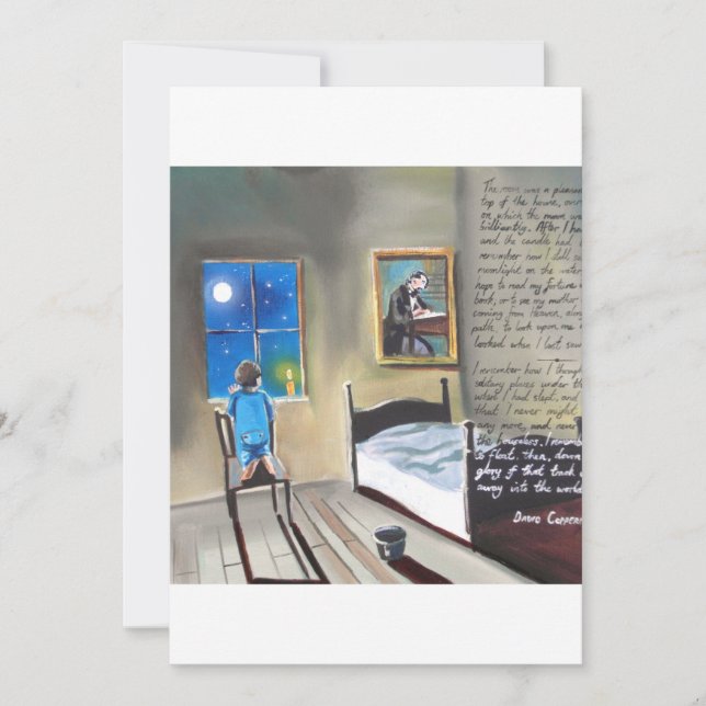 Pintura de Little David Copperfield Dickens (Frente)