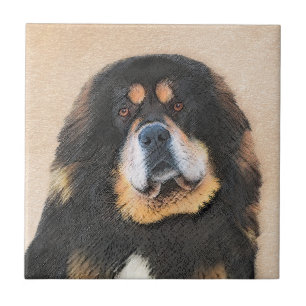 Pintura de Mastiff Tibetano - Arte de Cachorro Ori