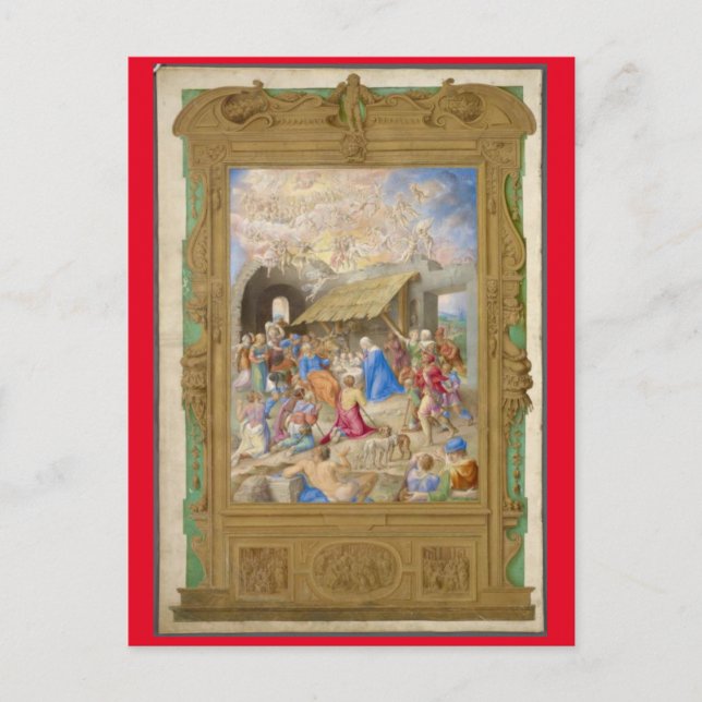 PINTURA DE NATIVIDADE COMO CARTÃO DE NATAL (Frente)