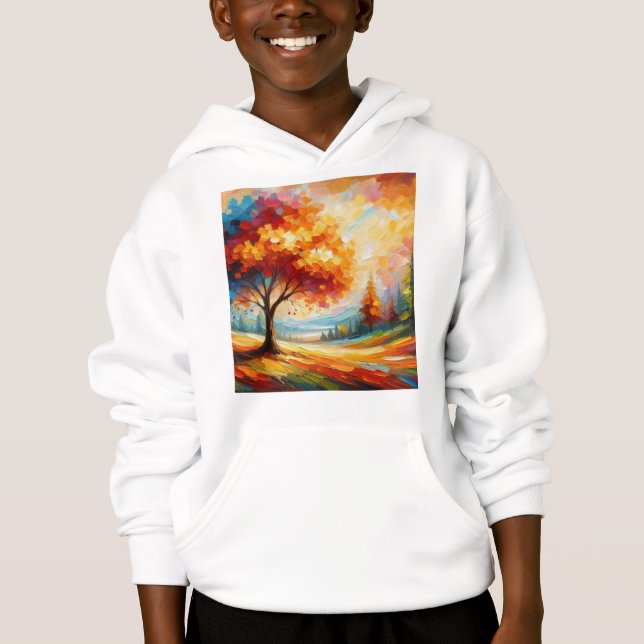 Pintura de Paisagem Com Cores Brilhantes (Frente)