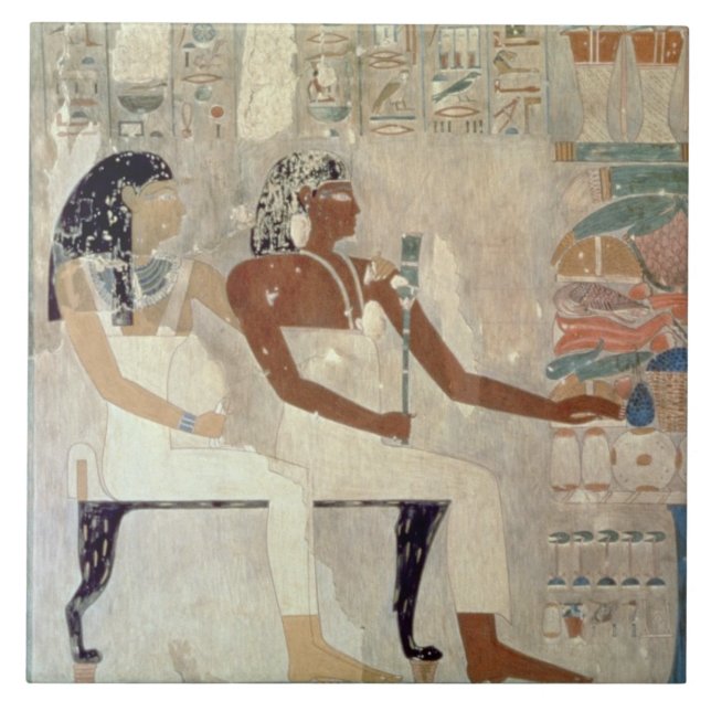 Pintura de parede do túmulo de Rekhmire, Thebes, d (Frente)