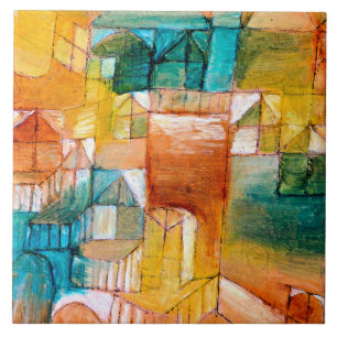 Pintura de Paul Klee, Fascade Brown-Green