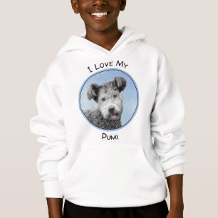 Pintura De Pumi - Arte De Cão Original Bonita