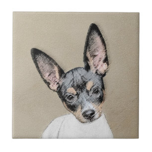 Pintura de Rat Terrier - Arte de Cachorro Original