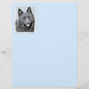 Pintura de Schipperke - Arte de Cachorro Original