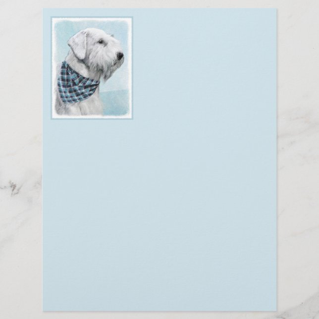 Pintura de Sealyham Terrier - Arte de Cachorro Ori (Frente)