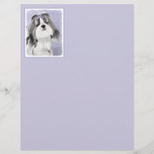 Pintura de Shih Tzu - arte original bonito do cão