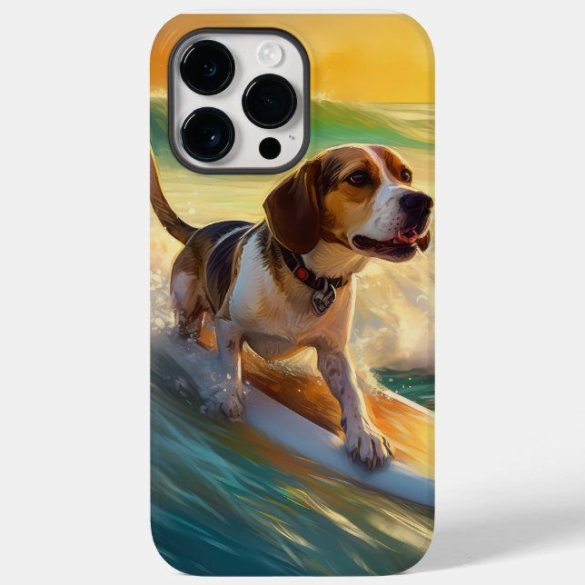 Pintura de Surf da Praia Beagle (Verso)
