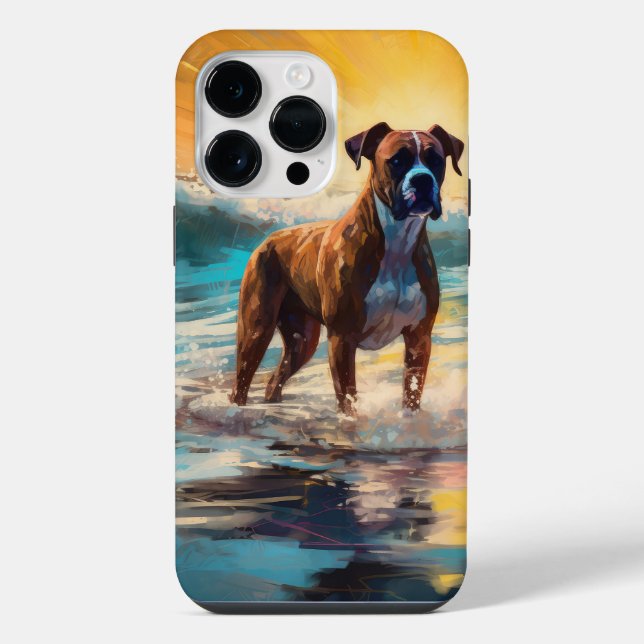 Pintura de Surf na Praia do Boxer (Verso)