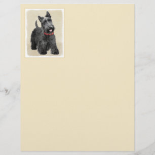Pintura de Terrier Escocês - Arte Original de Cach