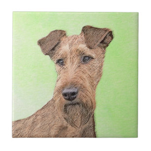 Pintura de Terrier irlandesa - Arte de Cão Origin
