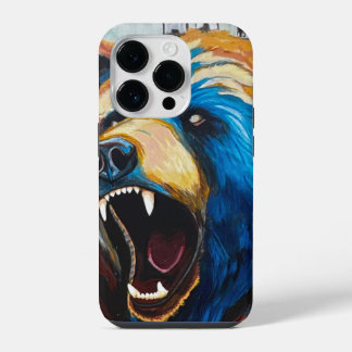 Pintura de Urso Cinzento - Arte de Vida Selvagem
