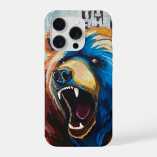 Pintura de Urso Cinzento - Arte de Vida Selvagem