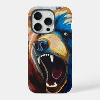Pintura de Urso Cinzento - Arte de Vida Selvagem