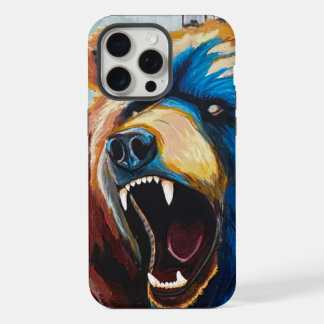 Pintura de Urso Cinzento - Arte de Vida Selvagem