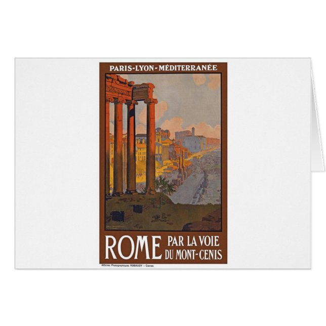 Pintura de Viagem de Anúncio da Roma Antiga (Frente Horizontal)