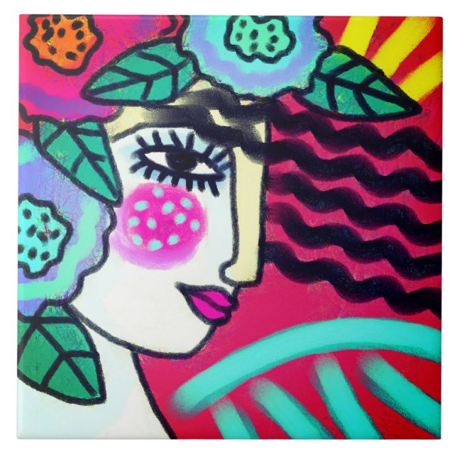 Pintura digital Abstrato original (Frente)