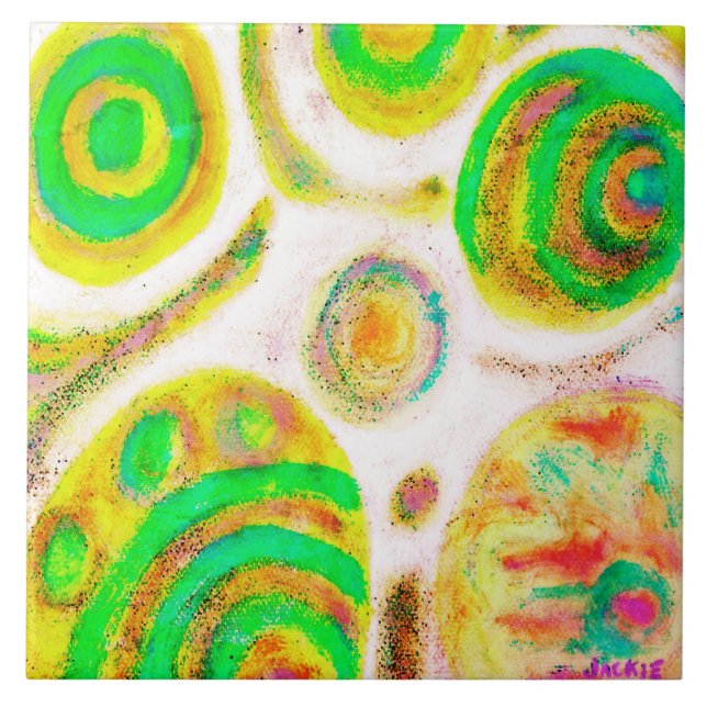 Pintura digital Abstrato original (Frente)