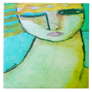 Pintura digital Abstrato original de uma mulher