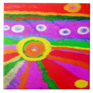 Pintura digital com Abstrato de calor