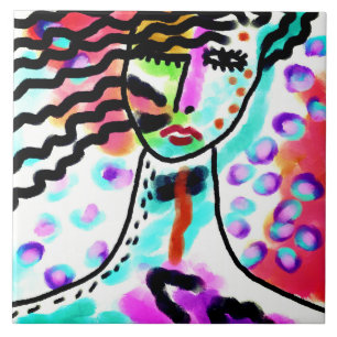 Pintura digital com Abstrato de Mess quente