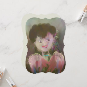 Pintura digital de 10 de junho para retrato pessoa