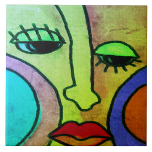Pintura Digital Face Abstrata 1
