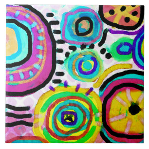 Pintura digital Funky Abstrato