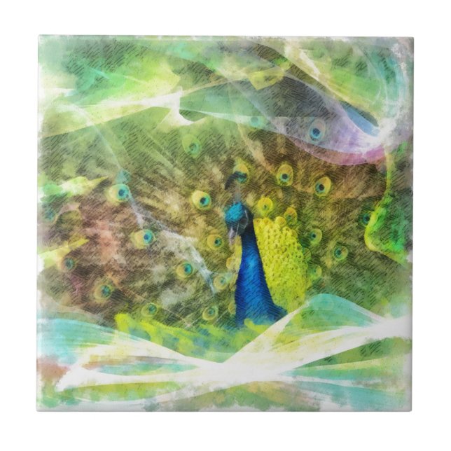 Pintura digital Peacock (Frente)