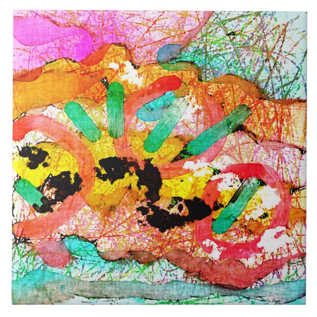 Pintura digital sem título Abstrato 2 (Frente)