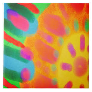 Pintura digital Sunburst Abstrato