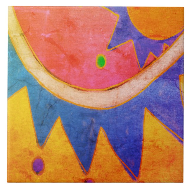 Pintura digital Suns Abstrato (Frente)