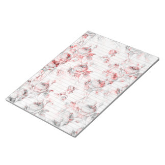 Pintura Do Bloco De Notas Jurídico Vermelho Rosa