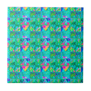 Pintura do Jardim com Hydrangea e Blues