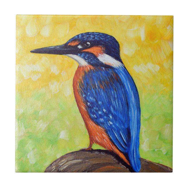 Pintura do Martim-pescador (Frente)
