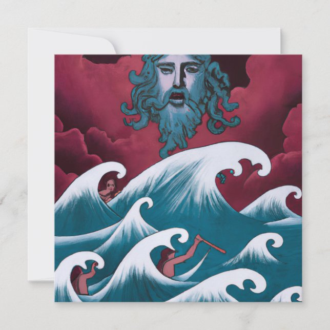 Pintura do óleo de Crimson Neptune (Frente)