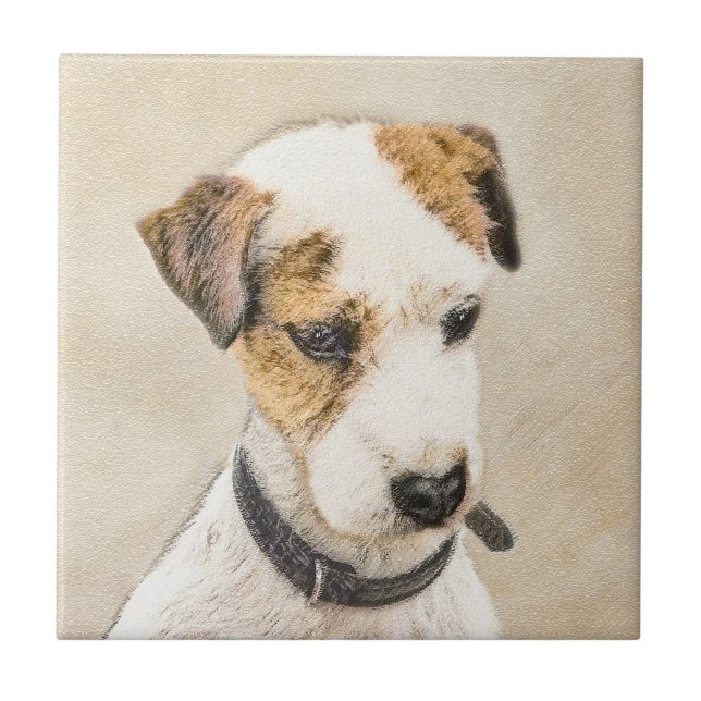 Pintura do Parson Jack Russell Terrier - Arte Cani (Frente)