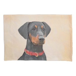 Pintura do Pinscher Alemão Arte Animal Original