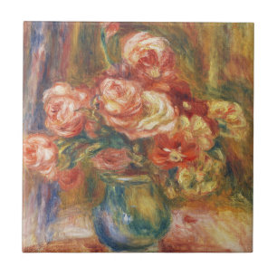 Pintura Elegante Renoir Rosa no Estilo Shabby Chic