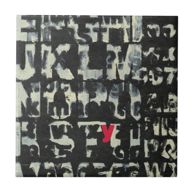 Pintura em alfabeto por Norman Wyatt (Frente)